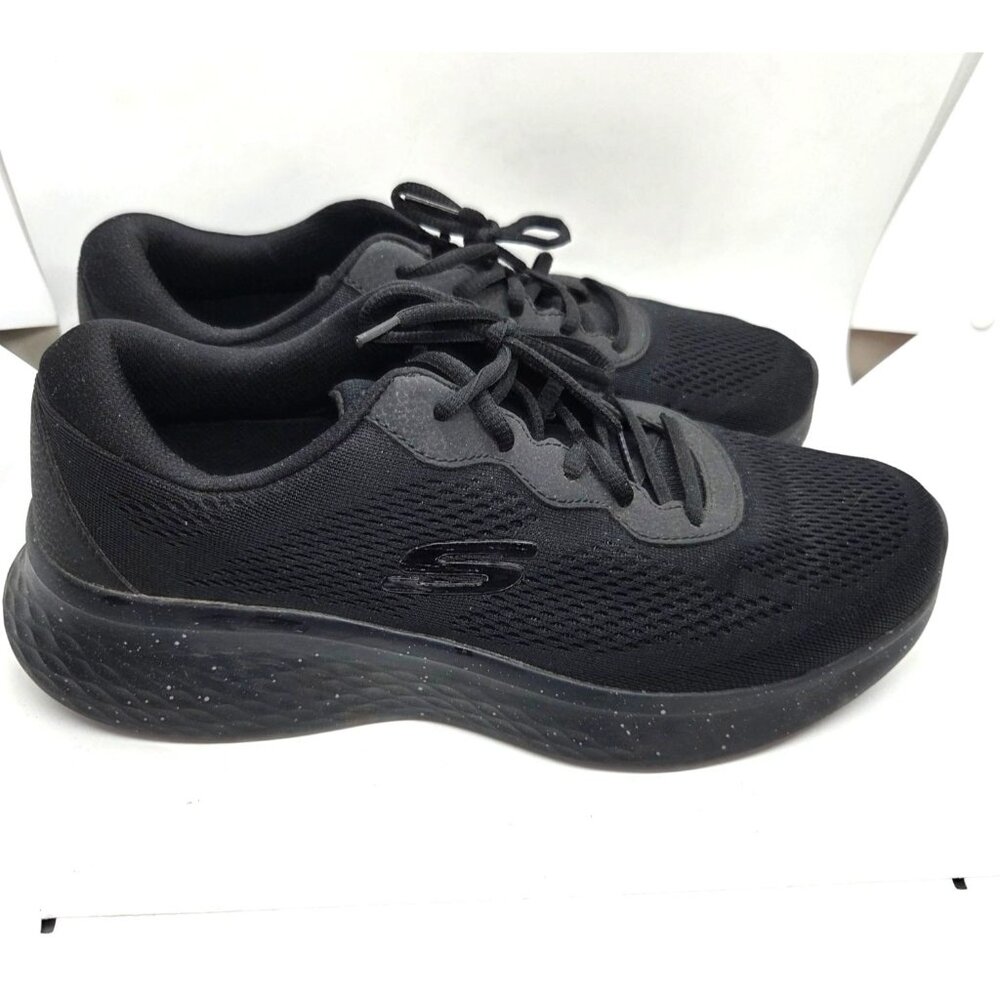 Skechers Sneakers Mens Memory Foam 11 Black Lace-Up Lightweight Comfortable